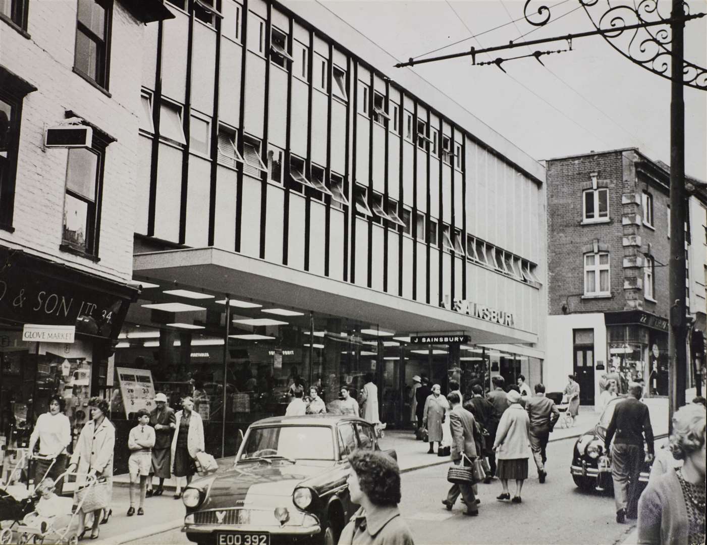How Sainsbury's store looked in Gabriels Hill, Maidstone, in 1962. Picture: The Sainsbury Archive, Museum of London Docklands