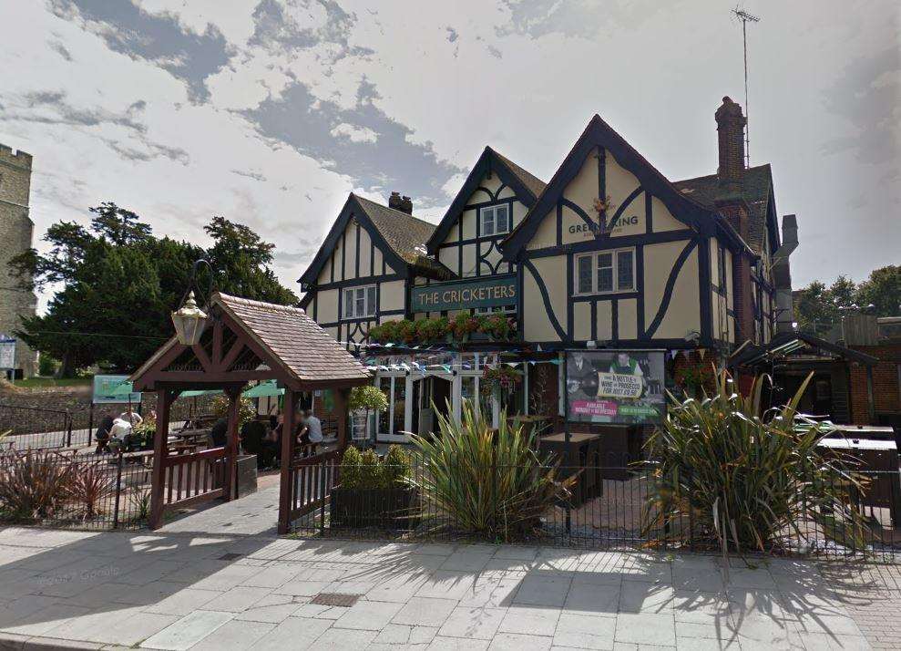 The Cricketers pub, Rainham. Picture: Google Streetview (3716111)
