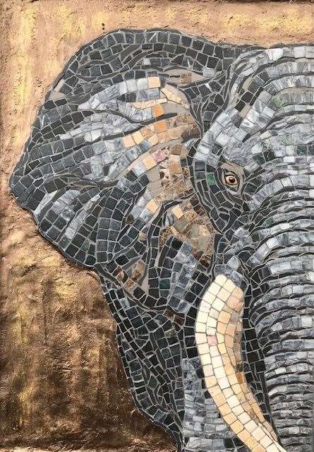 Mosaic work by Allison Ridley. Supplied by Ewa Page