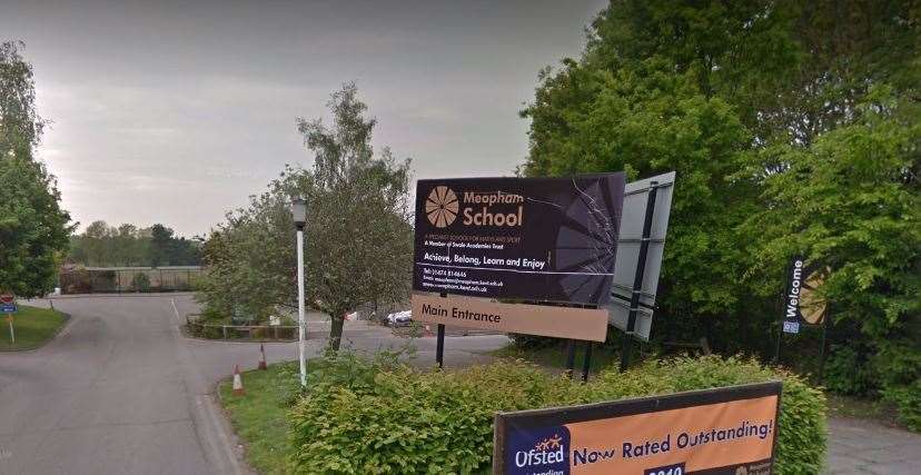 Meopham Secondary School in Wrotham Road has been slammed by parents. Picture: Google