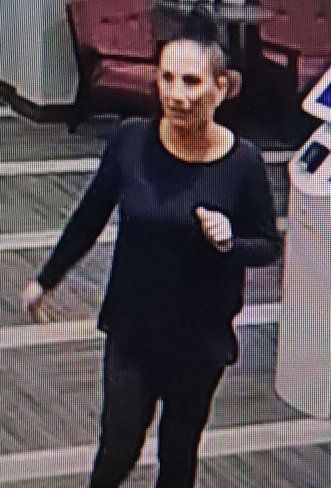 Police have released a CCTV image of a woman they’d like to speak to, following reports of a hate crime at the Premier Inn in Tattenhall Way, Faversham. Picture: Kent Police