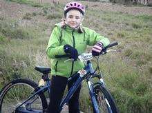 Twelve-year-old Alex Braby raised £65 for Children in Need by doing a sponsored bike ride