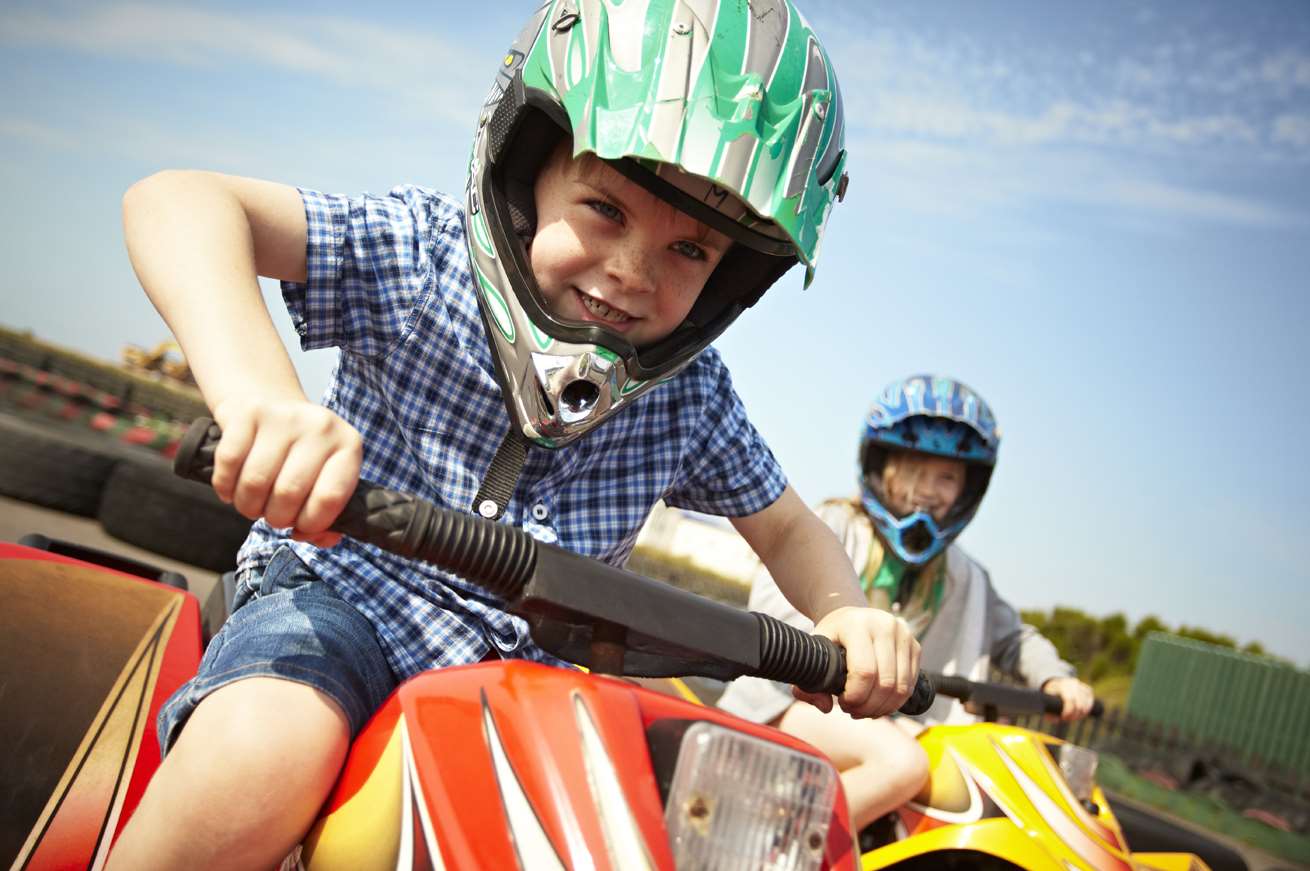 Off-road biking is among the attractions at Bunn Leisure