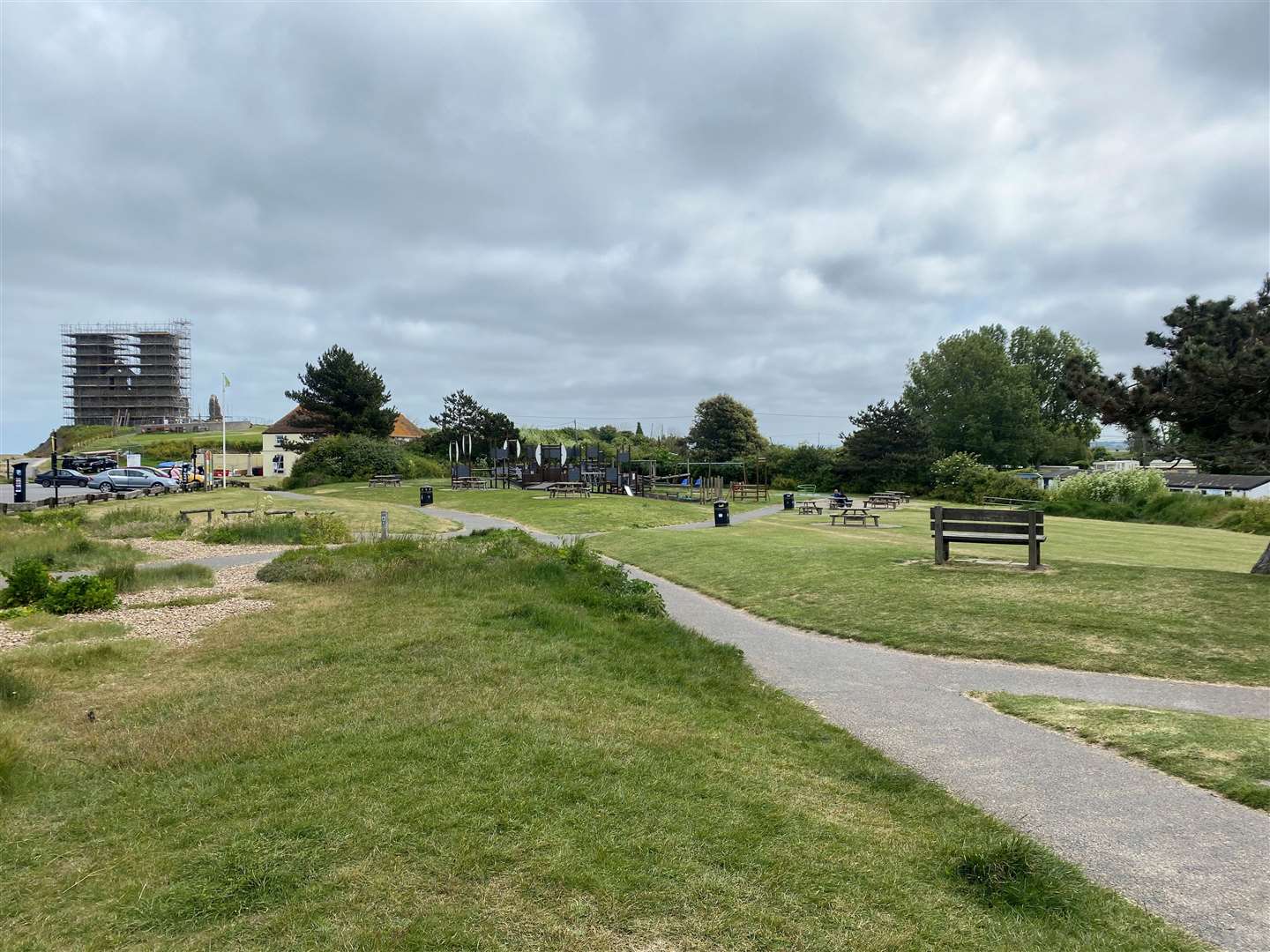 Reculver Country Park picnic and play area