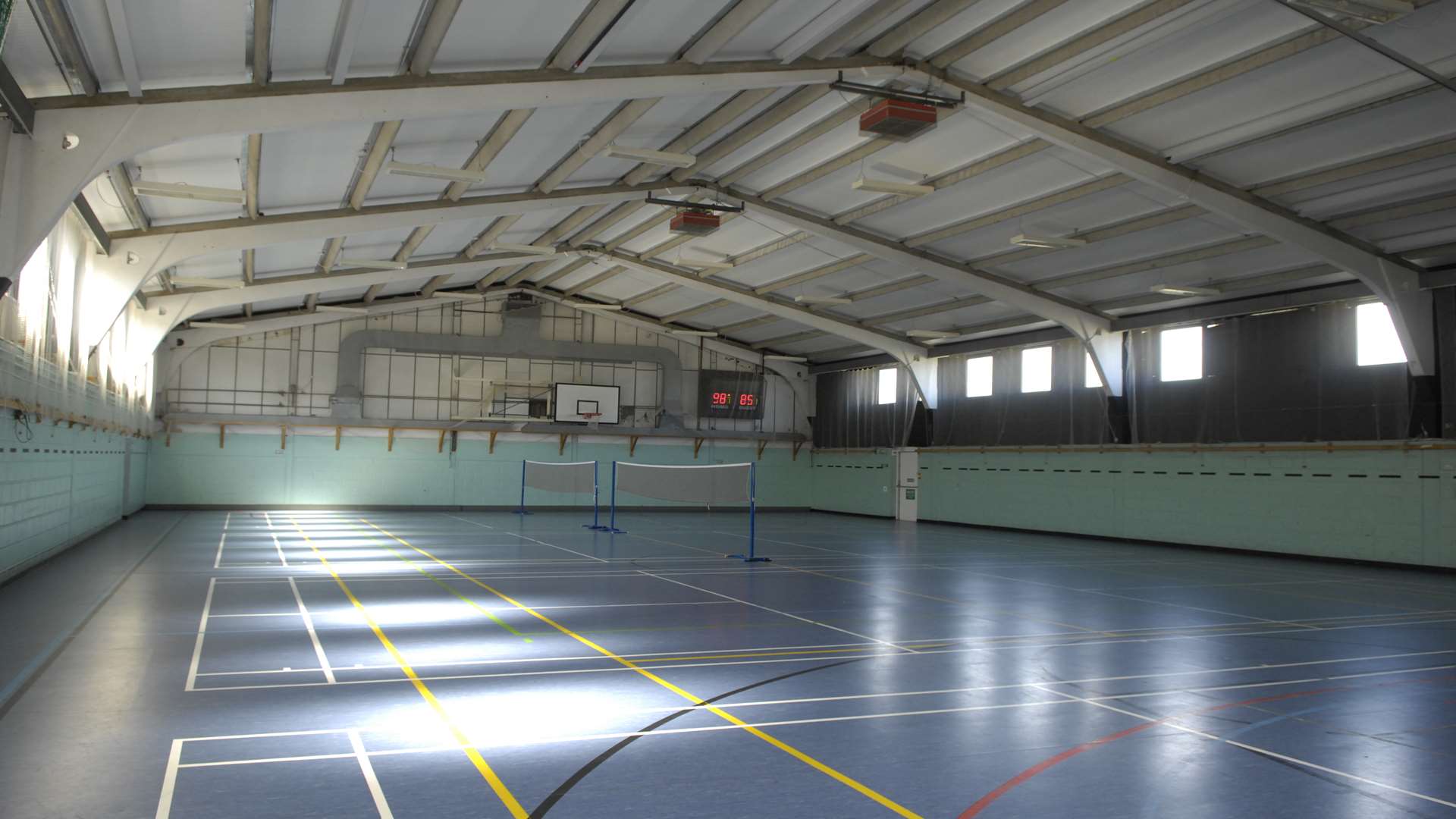 The sports hall at Baypoint