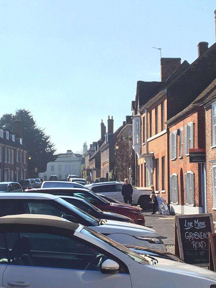 The scene on West Malling High Street. Picture: Zoe Francis (7197660)
