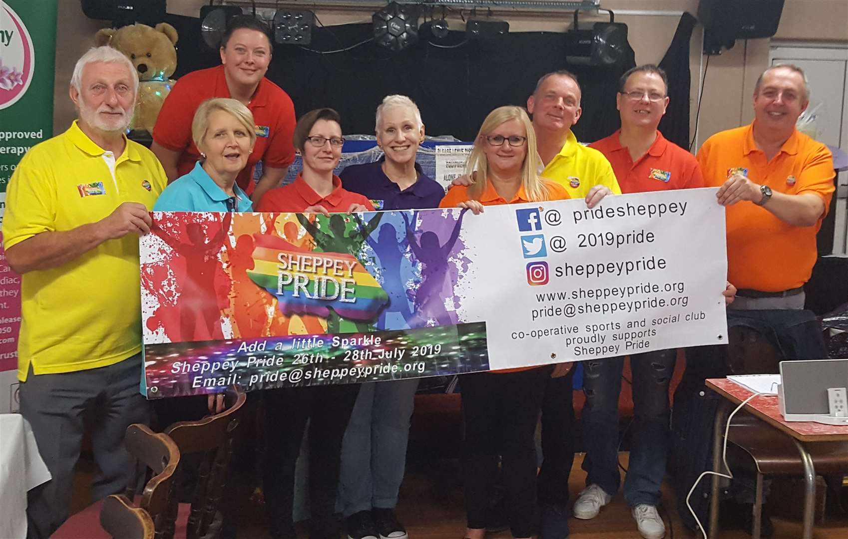 Sheppey Pride committee members
