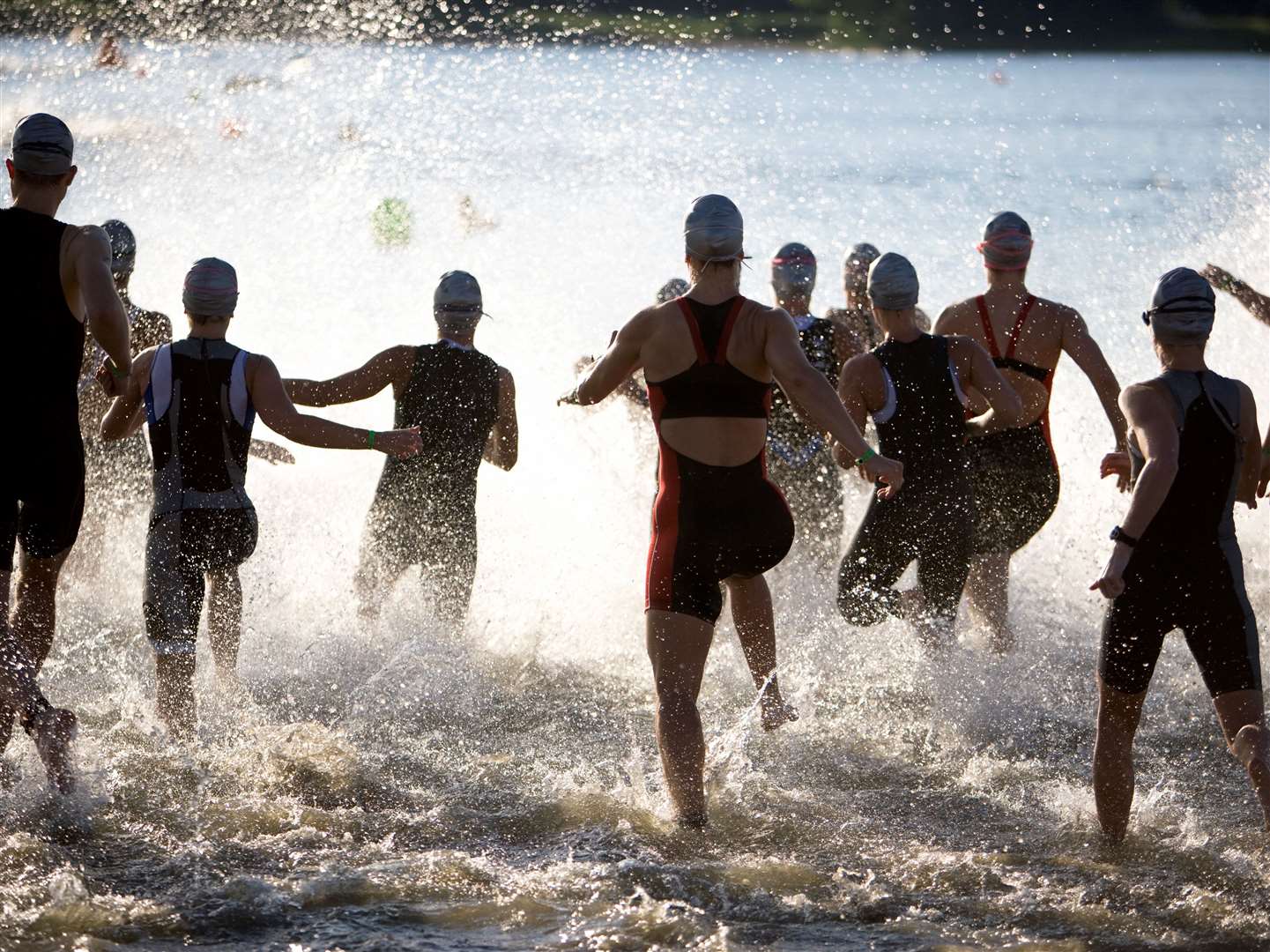 Swimmers taking place in a triathlon. Picture: iStock