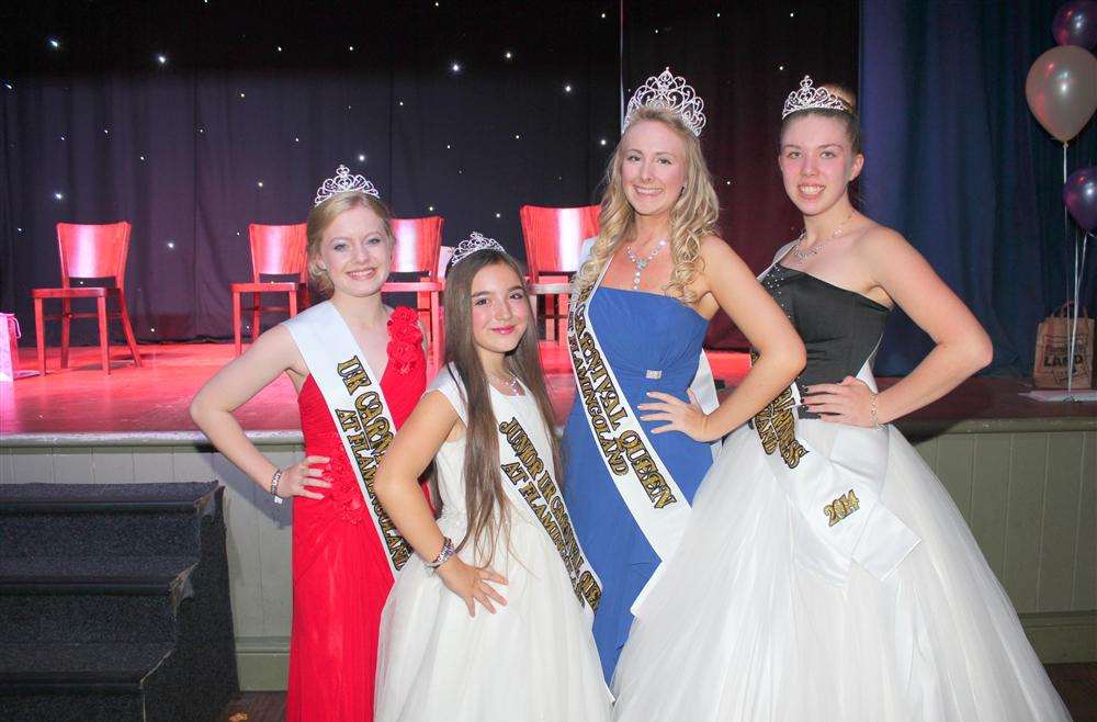 Sittingbourne Carnival Queen Heidi Knight, second from right, is crowned UK Carnival Queen