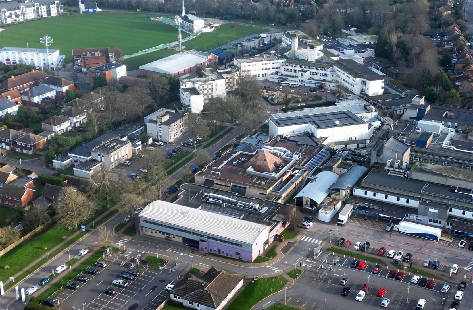 Big plans were proposed for the Kent and Canterbury Hospital – there are just no funds to deliver on them. Picture: Barry Goodwin