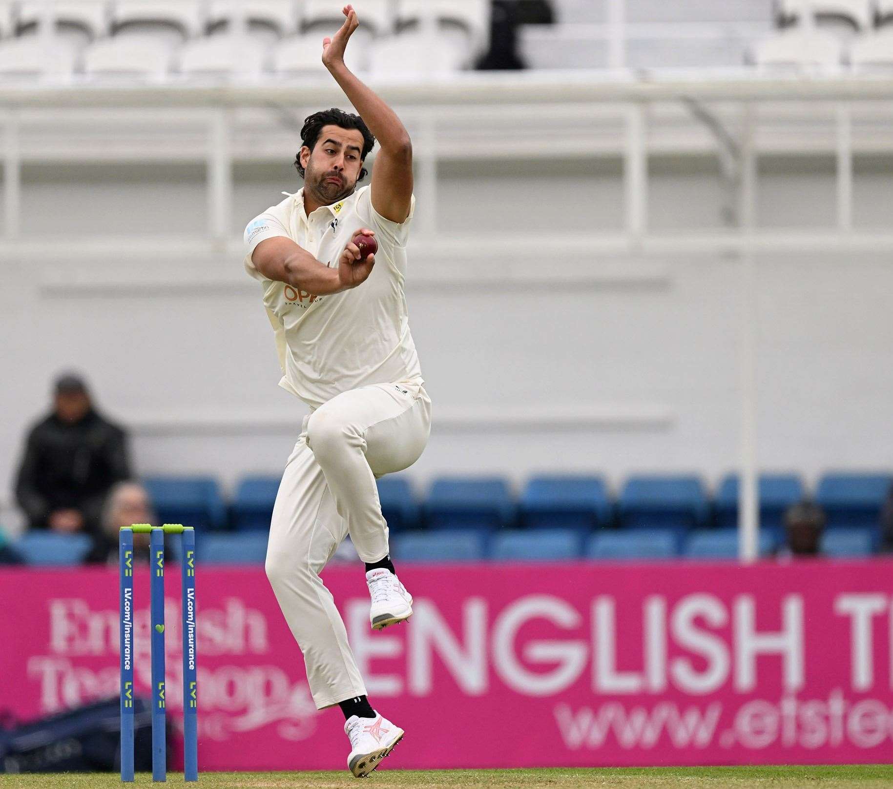 Fast bowler Wes Agar – will be back at Kent until July 2024 next campaign. Picture: Keith Gillard