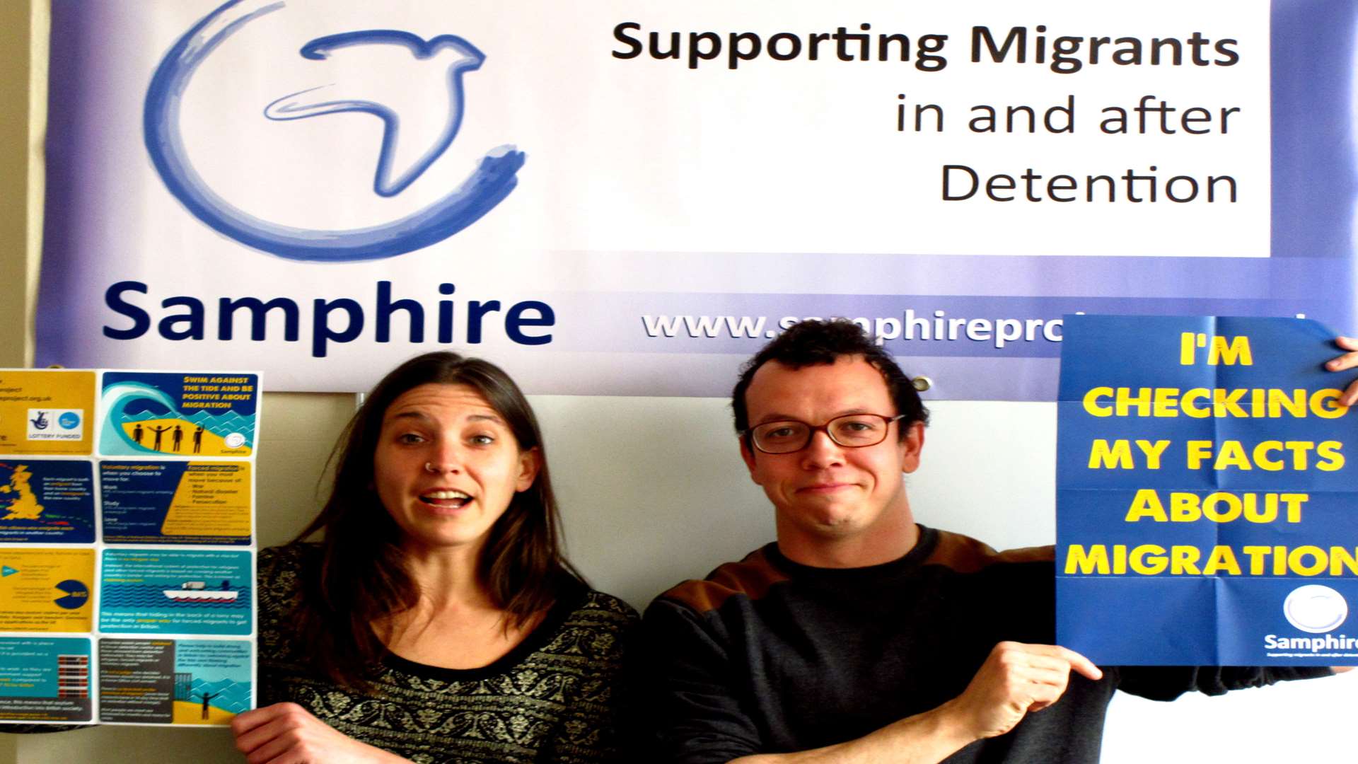 Charity Samphire hosted a successful meeting on migration in Dover with Rosa Potter and Fraser Paterson