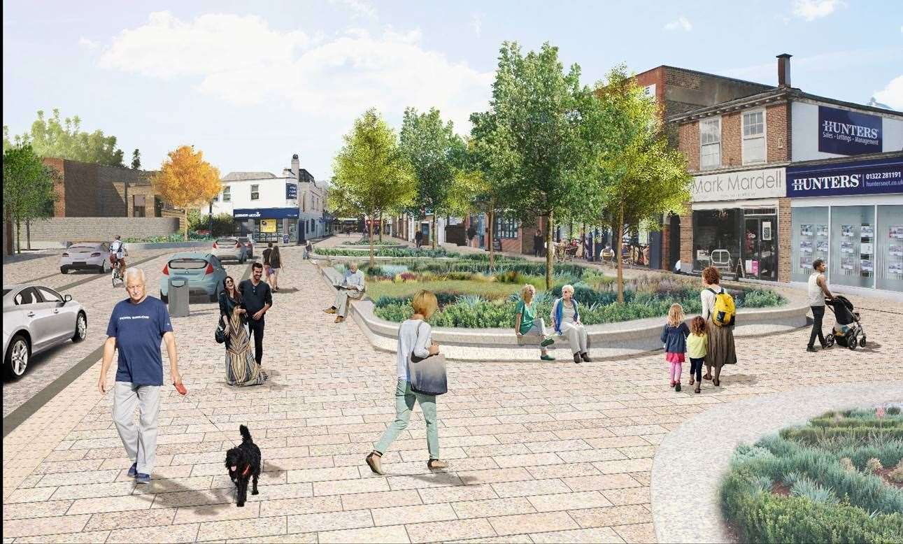 How the new Brewery Square in Dartford will look once completed