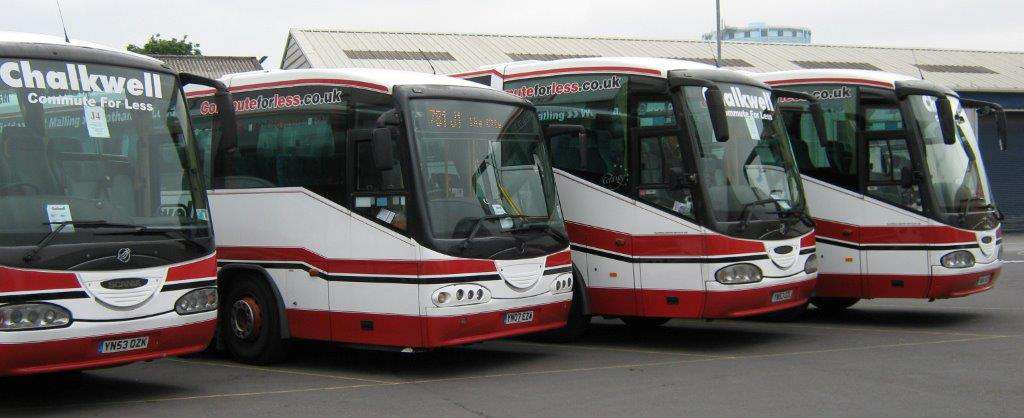 Chalkwell commuter coaches