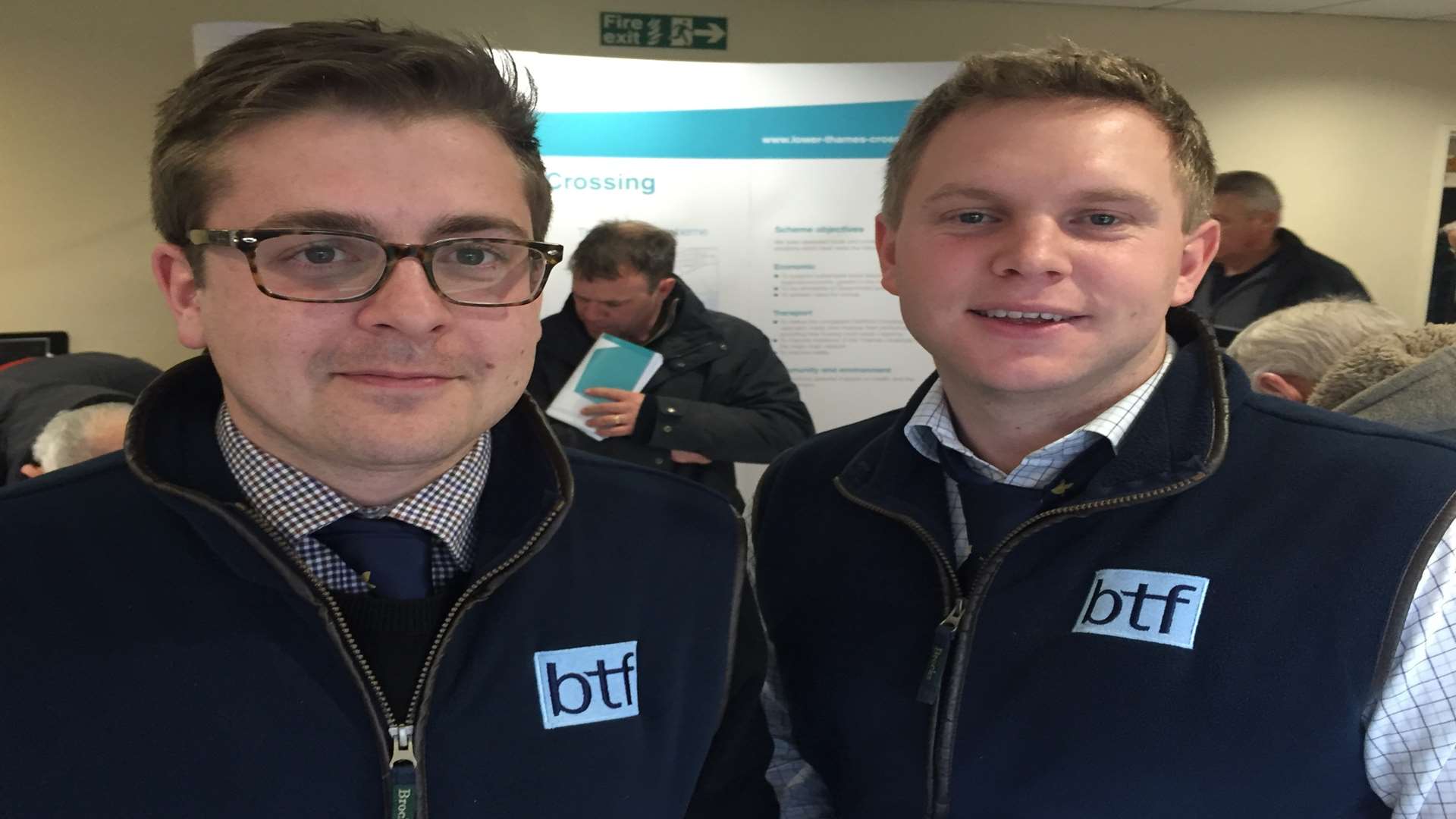Ed Plumptre and Harry Kenton, both 26, went to the consultation exhibition at Cascades Leisure Centre.