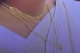 An item of the stolen jewellery