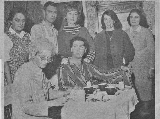 The cast of Billy Liar at the Oasthouse Theatre, Rainham in 1963. Picture: The Oasthouse Theatre