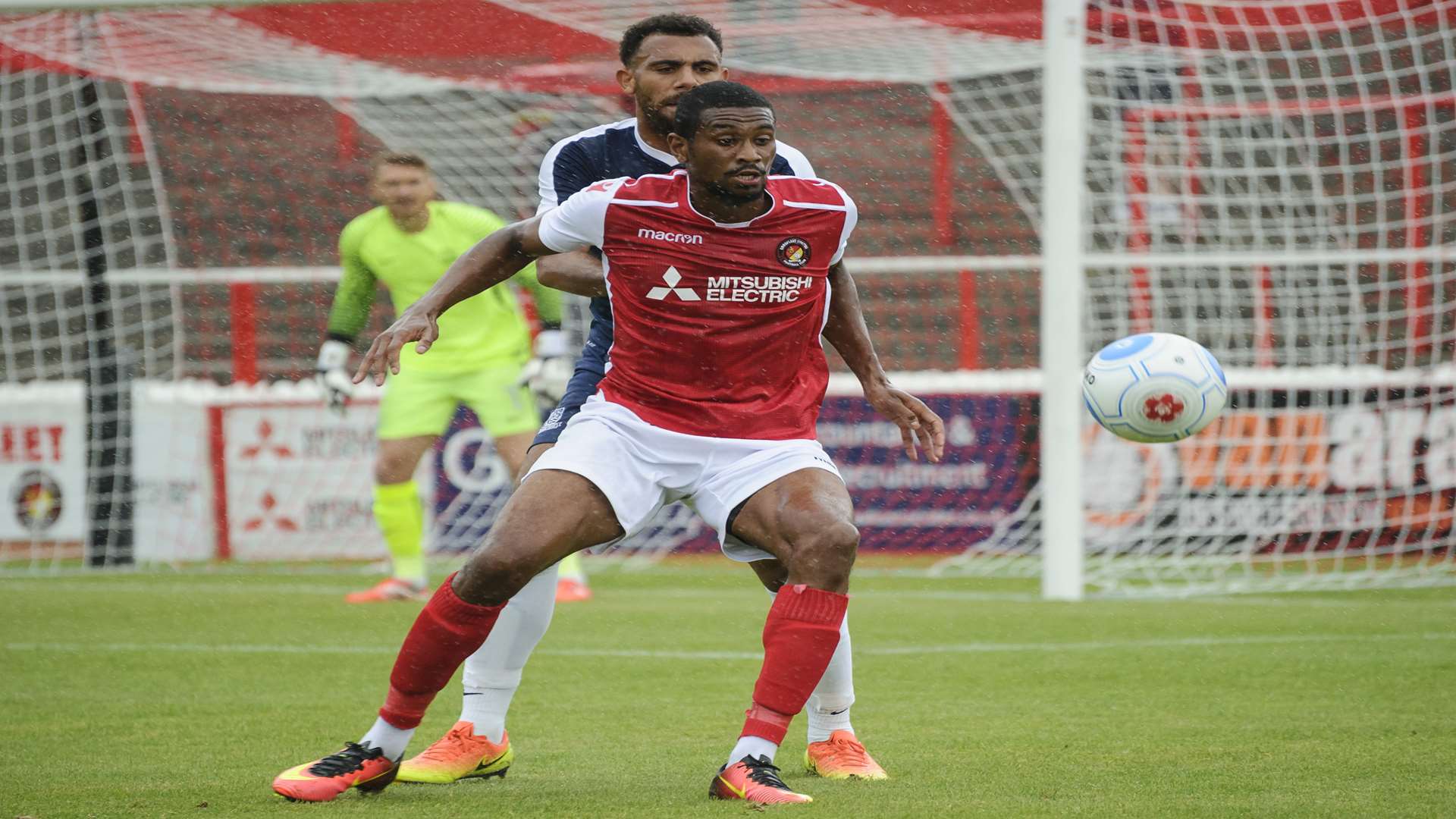 Danny Mills opened his account for Ebbsfleet Picture: Andy Payton