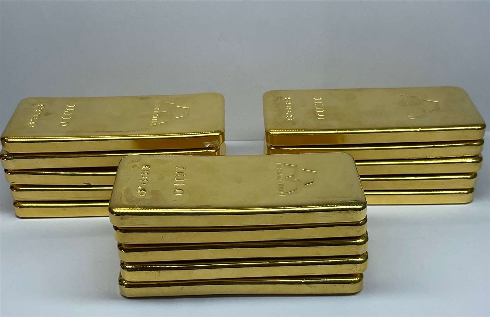 The gold bars estimated to be worth around £650,000. Picture: Wilsons Auctions