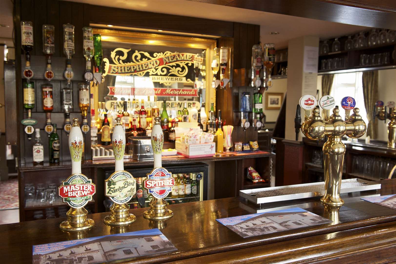 The bar area of the Tudor Rose, Chestnut Street, Sittingbourne