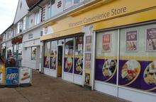 The parade of shops where the chip shop will be in Dartford