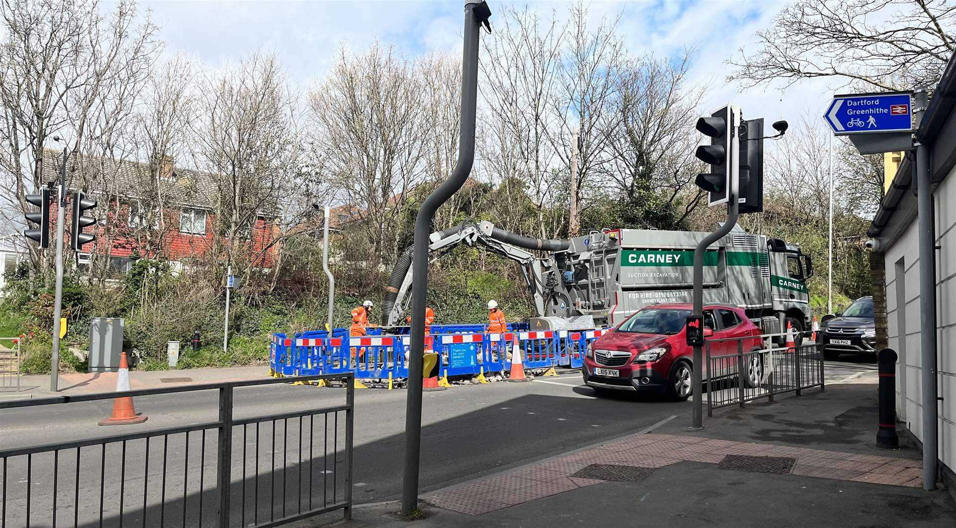 Thames Water has shut off London Road by McDonald's again