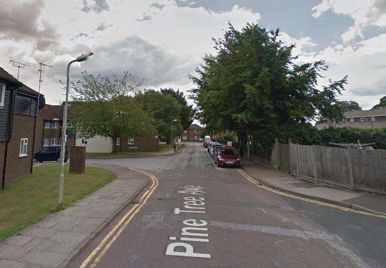 Police were called to the injured man in Pine Tree Avenue Picture: Google Maps (4482909)