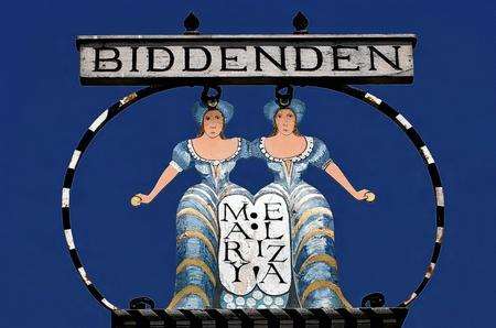 Whether fact or myth, Biddenden’s sign tells the story of conjoined twins Mary and Eliza Chulkhurst who were said to be born in the area in 1100.