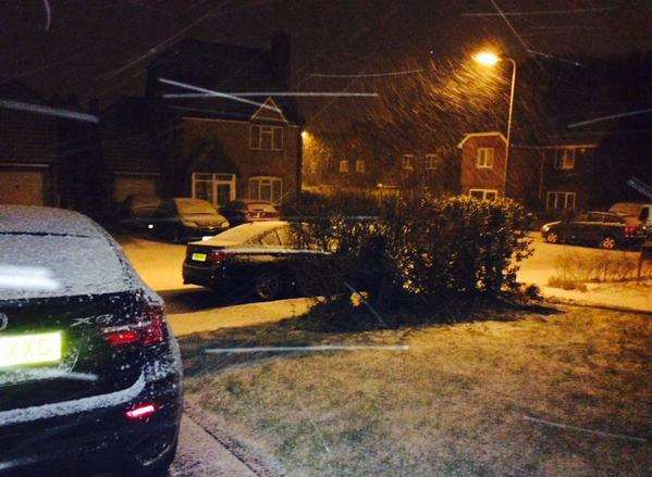Blue Bell Hill had a slight covering of snow last night. Picture: Gary Wills