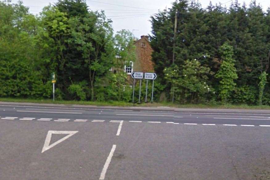 The crash happened at the Front Street junction. Picture: Google.