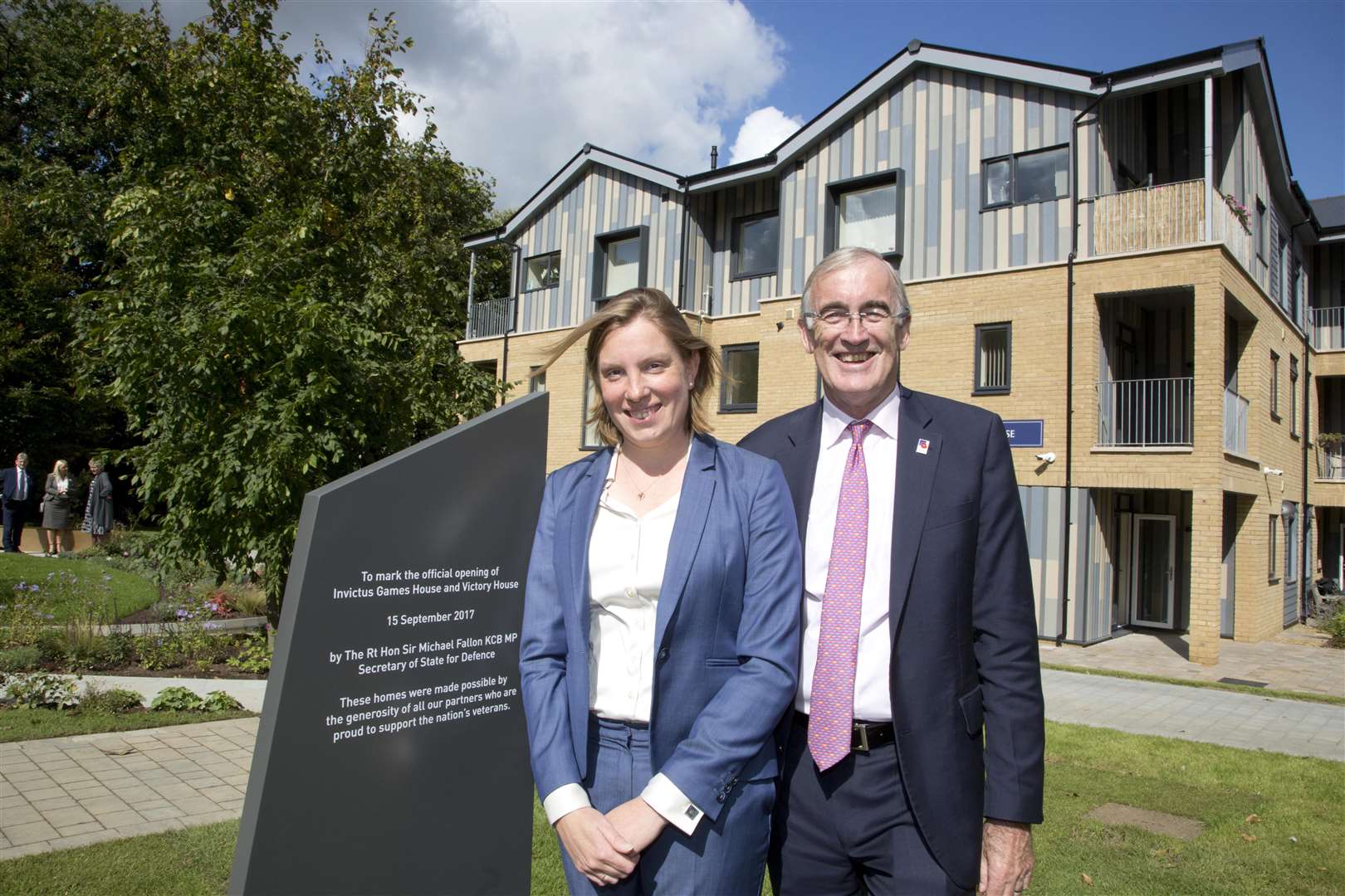 Chatham and Aylesford MP Tracey Crouch with RBLI chief executive Steve Sherry CMG OBE.
