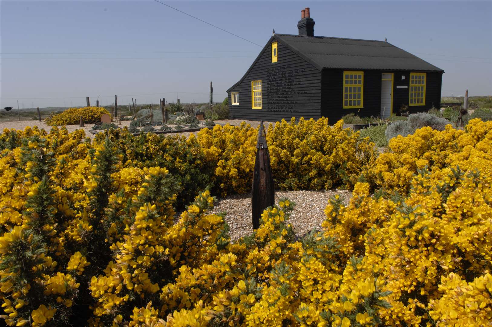 Prospect Cottage - The film producer/artist Derek Jarman's former home and garden on the shingle at Dungeness Picture: Gary Browne