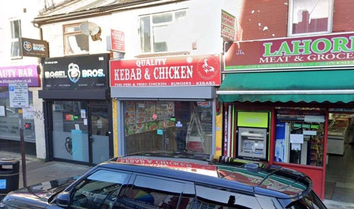 Quality Kebab and Chicken in Gillingham High Street. Picture: Google Streetview