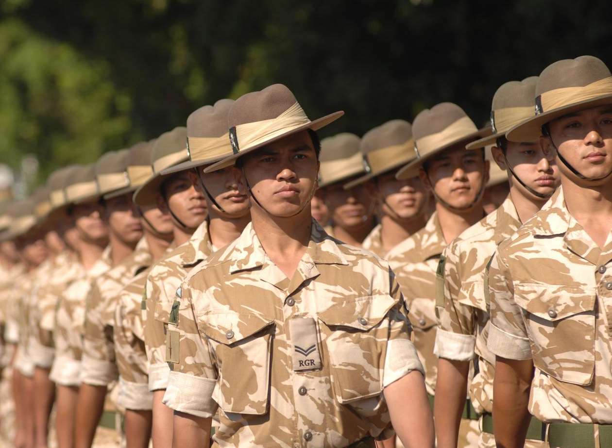 Gurkhas are usually known for their strength, courage and mild-manners. Stock image.
