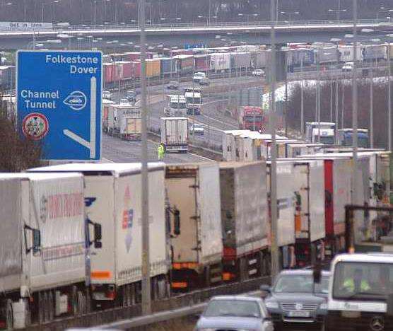 There are fears a no-deal Brexit would cause chaos on the roads