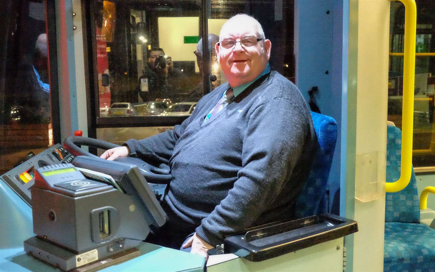 Bob Bumstead was the driver of the last ever 506 bus which ran to Sittingbourne Road Picture: Matthew Walker