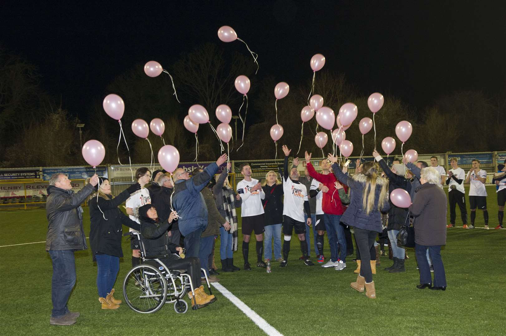 Gallagher Stadium in James Whatman Way, Maidstone hosted charity football match in aid of Cancer Research UK, which Tom Mackelden organised for his mum Tania. Picture: Simon Hildrew