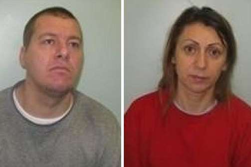 The couple jailed for burglaries across the region
