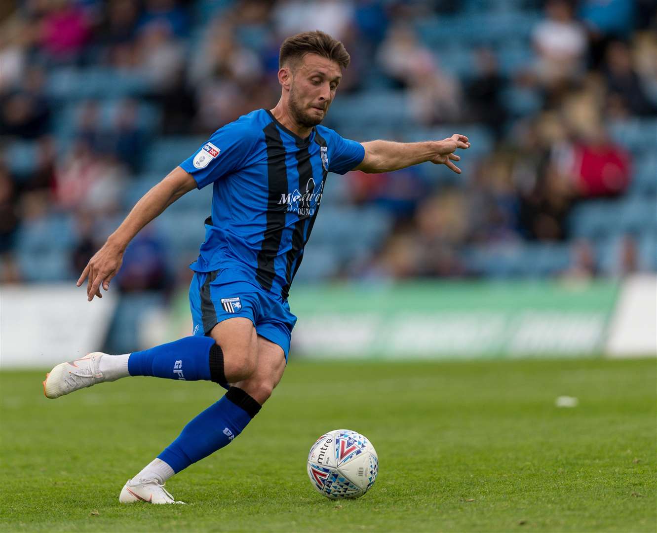 Luke O'Neill starts for Gillingham at Shrewsbury Picture: Ady Kerry