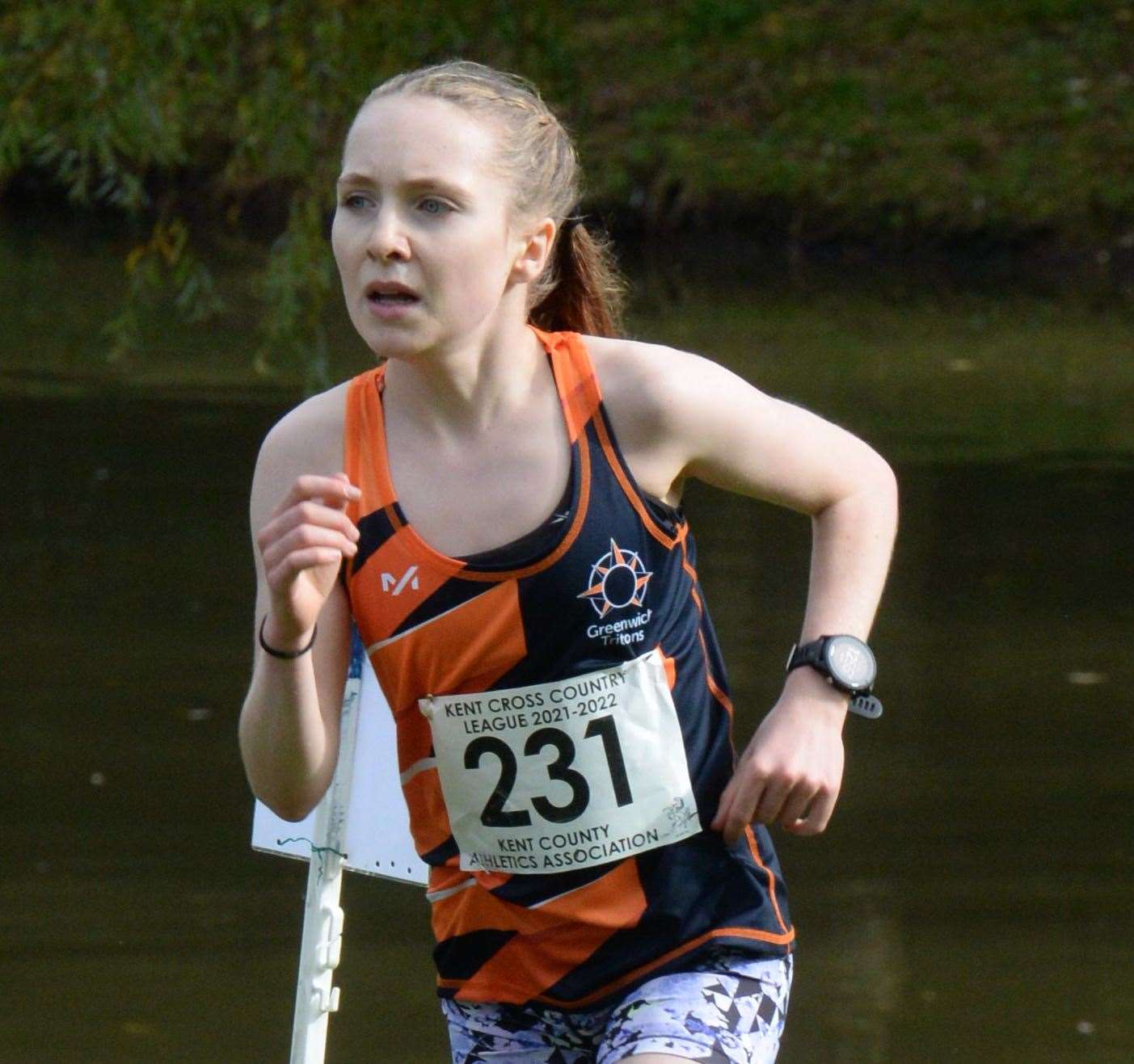 Emer Tynan of Greenwich Tritons on her way to victory in the under-15 girls' race. Picture: Chris Davey (52347943)