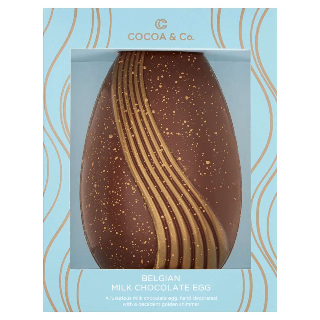 Cocoa & Co. Belgian Milk Chocolate Easter Egg - £5 at Sainsbury's
