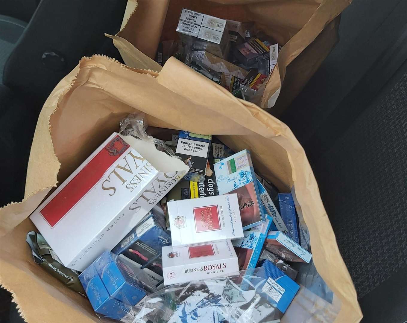 Thousands of pounds of suspected illicit tobacco has been seized by police