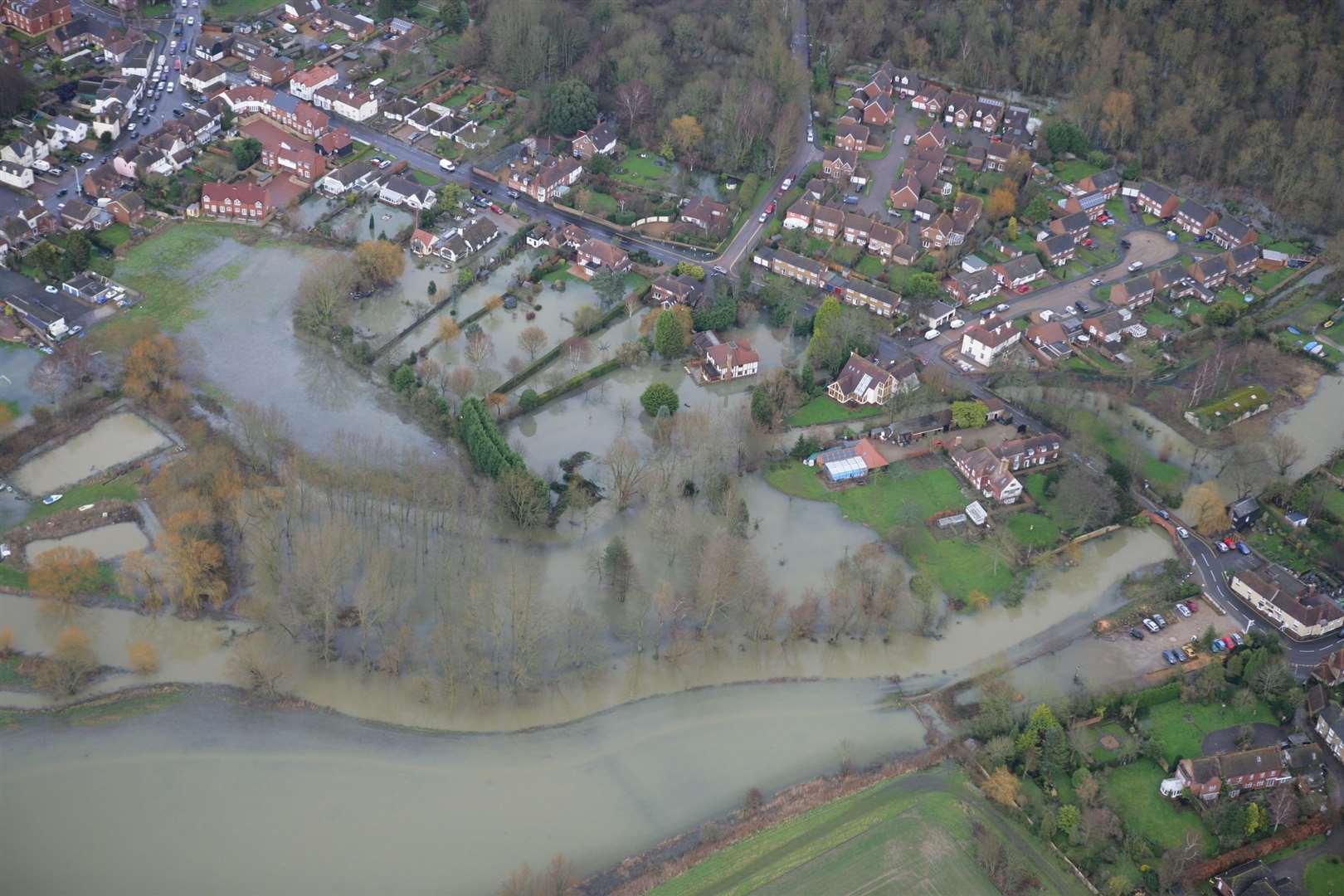 Fordwich homes besieged by water