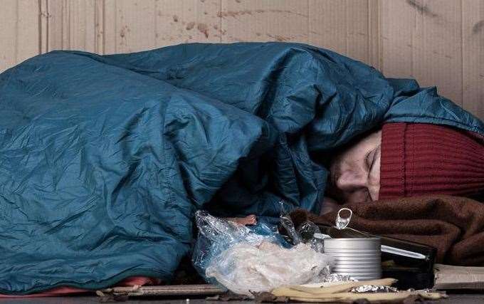 People sleeping rough are encouraged to get help