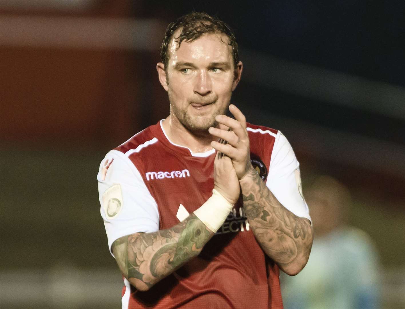 Danny Kedwell has left Ebbsfleet to sign for Havant & Waterlooville Picture: Andy Payton