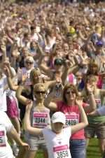 Getting ready for the off at last year's Race for Life