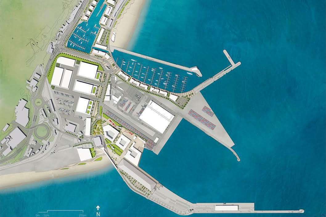 What the Dover Western Docks development will look like