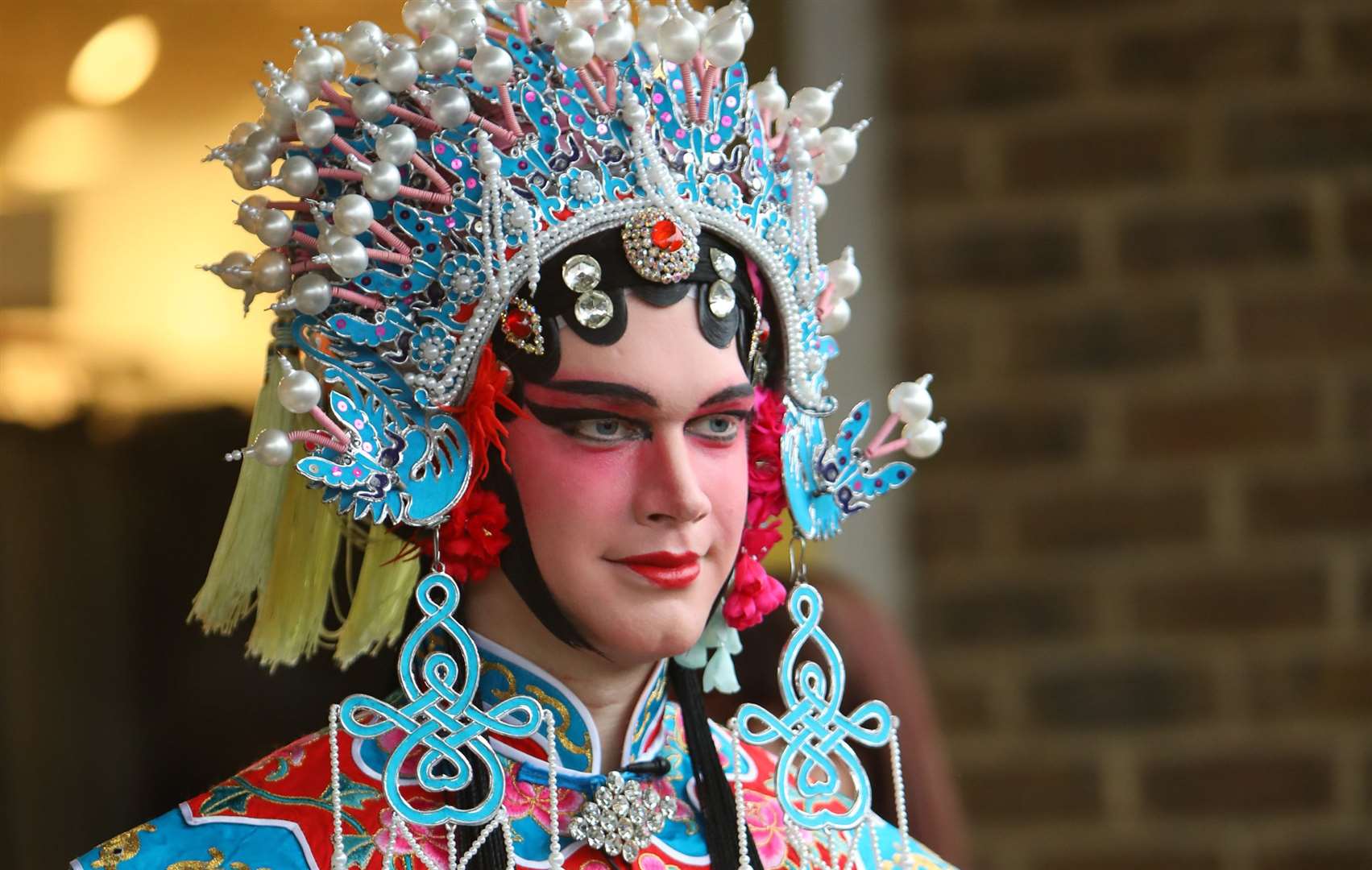 A Chinese opera performance in 2020