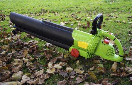 A garden leaf-blower, similar to the one developed by Kent engineers