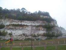 The former quarry where Betsy fell